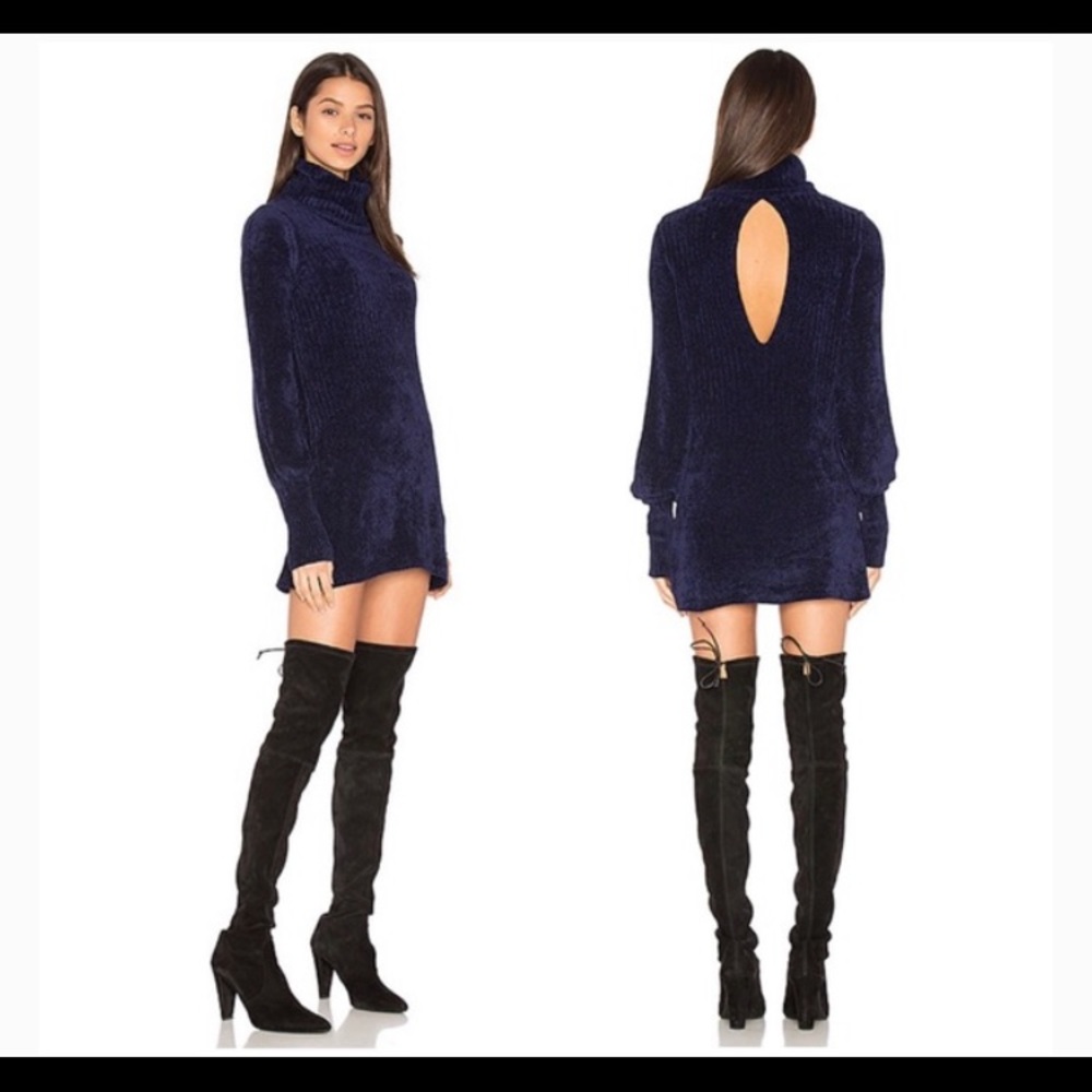 Free People new moon chenille sweater dress